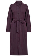 Trinny Stripe Batwing Dress 46011 | Plum | Kjole fra Co'couture