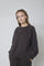 Eris Emb Sweat 47006 | Dark Brown | Sweatshirt fra Co'couture