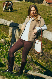 Lamby Waistcoat 206965 | Simply Taupe | Jakke fra Freequent