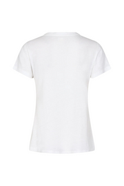 Rype Ss Placket Tee | White | T-shirt fra Mos Mosh