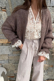 Ruffle Knit | Light Maroon | Strik fra Avery