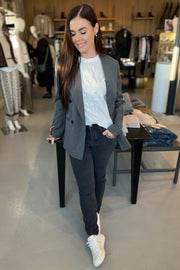 Tame Oversize Blazer | Mid Grey | Blazer fra Co'couture