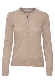 Lukkaiw Cardigan | Beige Melange | Strik fra Inwear