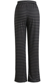 Alma Wide Pants | Dark Grey Black Stripe | Bukser fra Liberté