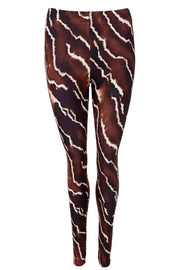 Lynn Leggings | Mocca Marble | Leggings fra Black Colour
