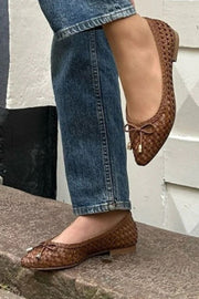 On My Love Cognac Ballerina | Cognac | Ballerina fra Copenhagen Shoes