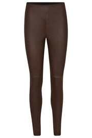 Lucia Stretch Leather Legging  | Rain Drum | Skindbukser fra Mos Mosh