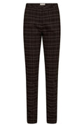 Solvej Pants 206474 | Black W. Coffee Bean | Bukser fra Freequent