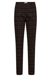 Solvej Pants 206474 | Black W. Coffee Bean | Bukser fra Freequent