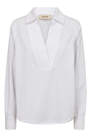 Avent Yen Blouse | White | Bluse fra Mos Mosh