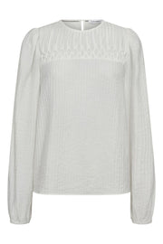 Shina Pintuck Blouse 35921 | Off white | Bluse fra Co'couture