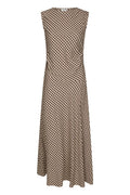 Saxton Check Dress | Brown | Kjole fra Neo Noir – nedsat