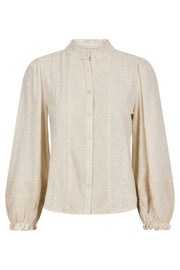 Marlowe Deco Blouse 164391 | Ivory | Bluse fra Neo Noir