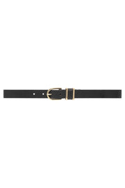 Jeans Belt 16354 | Black / Gold | Bælte fra Depeche