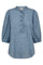Dina Blouse 206719 | Vintage Indigo Melange | Bluse fra Freequent
