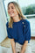 Alpi Pullover 206650 | Vintage Indigo | Strik fra Freequent