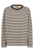 Lidy O-LS Sweatshirt | Fudge | Bluse von Mos Mosh