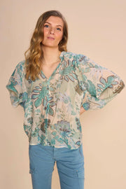 Eisa Sarasa Blouse | Wasabi | Bluse fra Mos Mosh