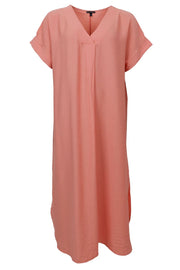 Samos Dress | Coral | Kjole fra Black Colour