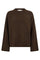 Roger O-Neck Knit 32196 | Mocca | Strik fra Co'couture