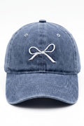 Denim Bow Cap | Blue | Kasket fra By Timm