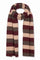Auri Striped Scarf | Burgundy