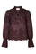 Amara Big Embroidery Blouse | Burgundy | Bluse fra Neo Noir