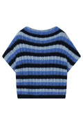 Coya knit cape | Ombre Blue | Strik fra Gustav – nedsat