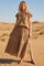 Broderie Anglaise Skirt | Camel | Nederdel fra Atelier C