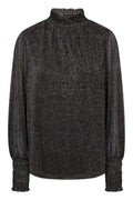 Ximena Glam LS blouse | Phantom | Bluse fra Mos Mosh