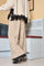 Milano Wideleg Pant 41110 | Creme Stripe | Black Colour