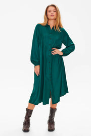 Zandra Dress | Rainy Forest | Kjole fra Freequent