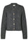 Taura Fluffy Knit Cardigan | Antracit | Strik fra Neo Noir