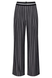 Sue Stripe Logo Pant 31401 | Black | Bukser fra Co'couture