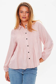 Zandra Shirt | Pale Mauve | Skjorte fra Freequent