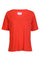 Ulla Ss Vneck Tshirt | Coral | T-Shirt fra Liberté