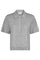 Gracie Knit Polo Tee | Light Grey Melange | Strik fra Neo Noir