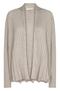 Claudisse S Car 112879 | Mushroom Melange | Cardigan fra Freequent
