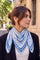 Love Is Love Scarf | Blue | Tørklæde fra By Timm