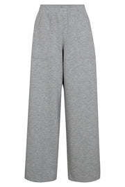 Renzi Stripe Sweatpants | Grey Melange | Bukser fra Mos Mosh