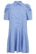 Mica Stripe SS Shirt Dress 36551 | Pale Blue | Kjole fra Co'couture