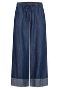 Wilke Pants 207646 | Medium Blue Denim | Bukser fra Freequent