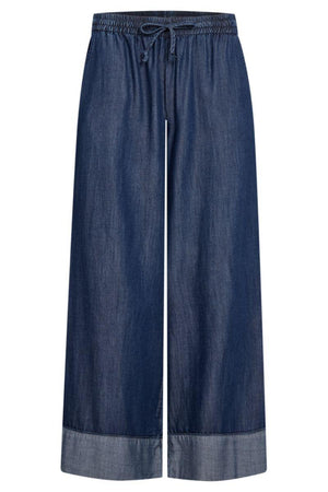 Wilke Pants 207646 | Medium Blue Denim | Bukser fra Freequent