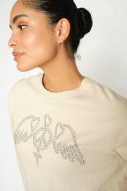 Jaylin O-LS Sweatshirt | Summer Sand | Sweats fra Mos Mosh