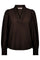 Shina V-Blouse 35922 | Dark Brown | Bluse fra Co'couture