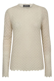 Thaz Relena Lux Knit  | Ecru | Strik fra Mos Mosh