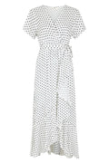 Dottie Wrap Dress | White