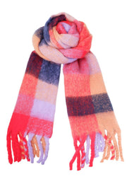 Jules Soft Winter Scarf | Red Mix | Tørklæder fra Black Colour