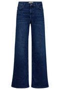 Dara Hera Jeans Long | Deep Blue | Jeans fra Mos Mosh