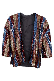 Studio Sequin Kimono | Multi | Jakke fra Black Colour